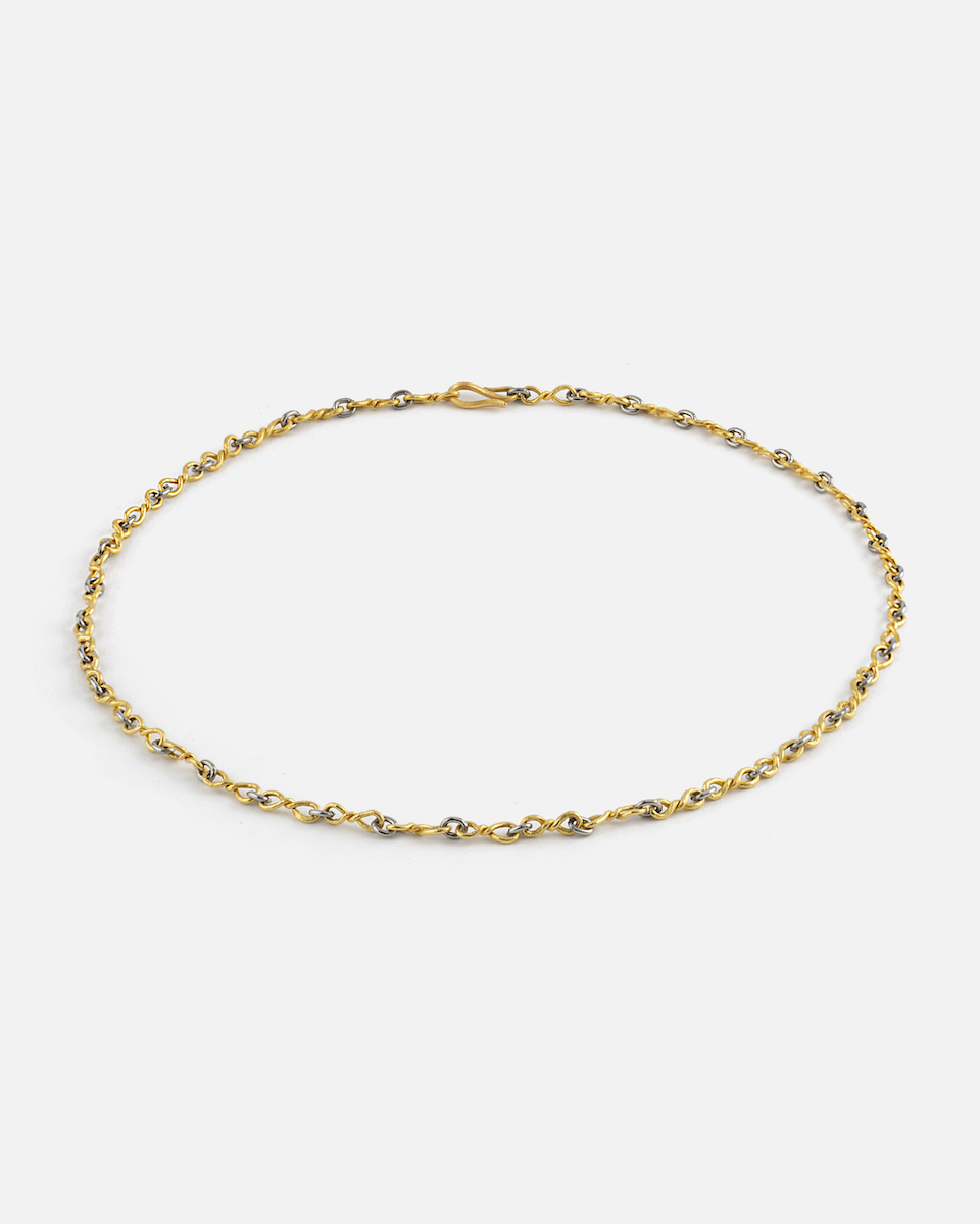 fine gold and tantal necklace small