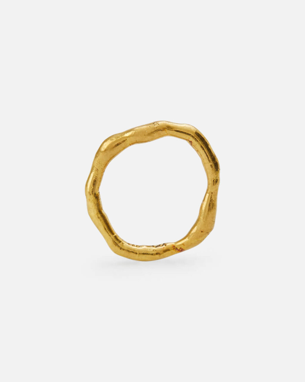 melted fine gold ring