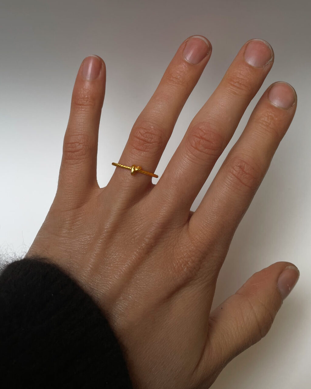 knot ring gold